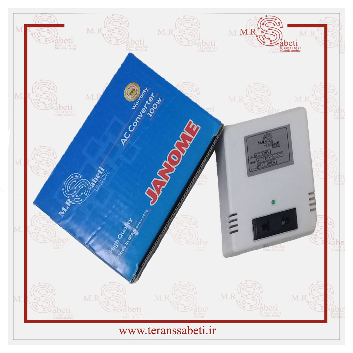 ترانس و مبدل تبدیل ۲۲۰v به ۱0۰w،۱۱۰vمخصوص بخاری گازی و ژاپنی